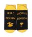 Chaussettes Retraite Motif/style Contrasté Homme Noir Jaune Star-3