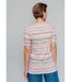 T-shirt imprimé rayures effet dentelle-2