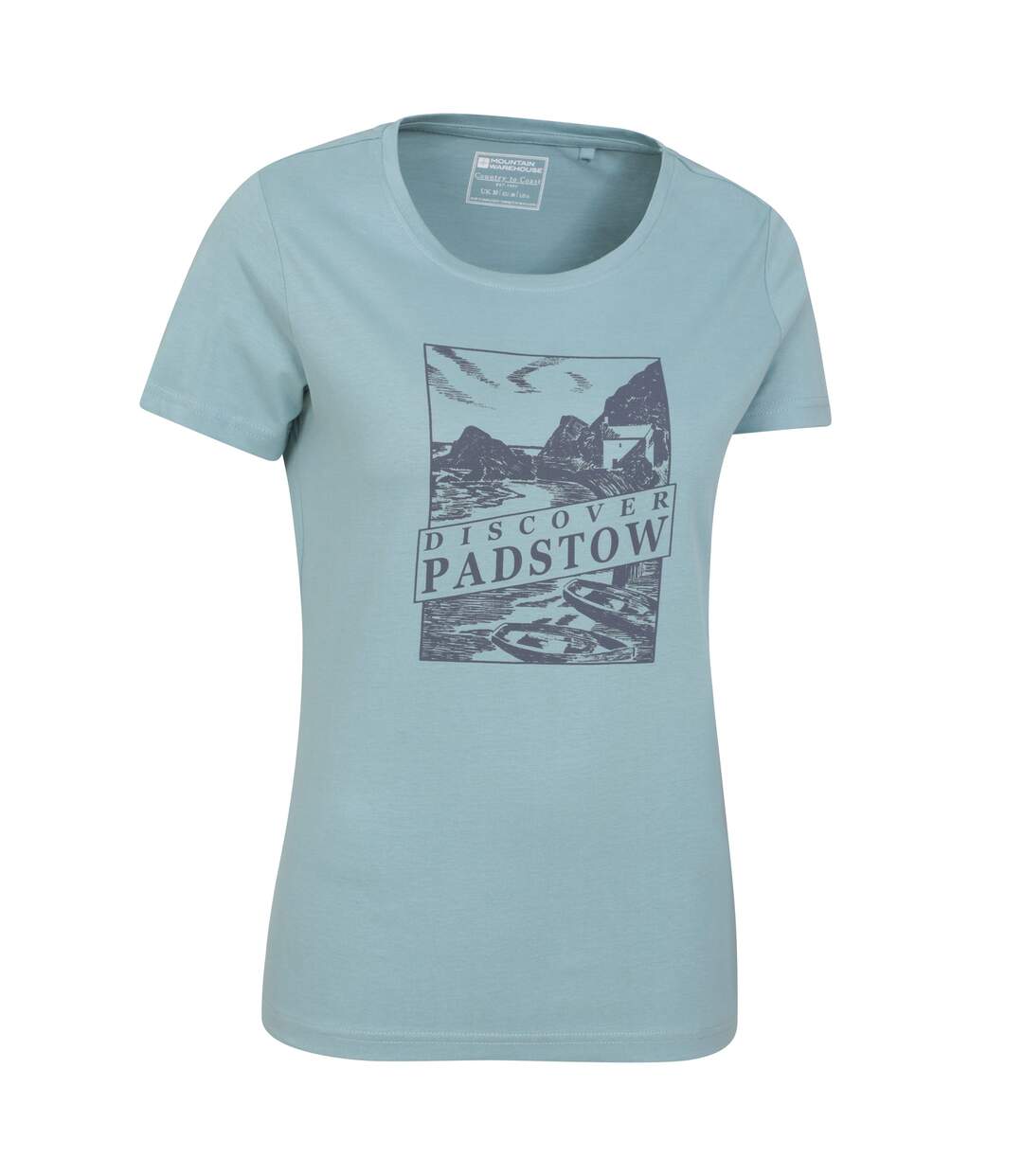 T-shirt discover padstow femme bleu Mountain Warehouse-3