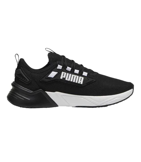 Mens 3 Runners Trainers Black Pure White Puma
