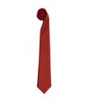 Premier Tie - Men Plain Work Tie (Red) (One Size) - UTRW1134