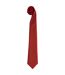 Premier - Cravate unie - Homme (Lot de 2) (Rouge) (Taille unique) - UTRW6941