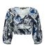 Ensemble Coordonné Vacances Motif/style Cachemire Femme Bleu Blanc Biba-2