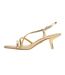 Womens/ladies Lendacan Strappy Kitten Heel Sandals Gold Aldo-3
