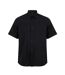 Mens short-sleeved shirt navy Henbury