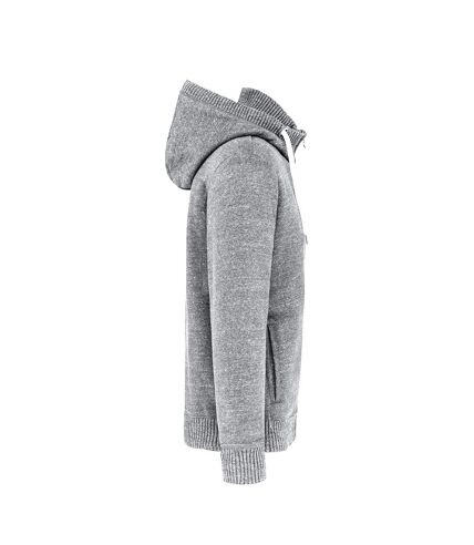 Kariban Mens Vintage Heather Sherpa Lined Fleece Jacket (Slub Grey) - UTRW9457
