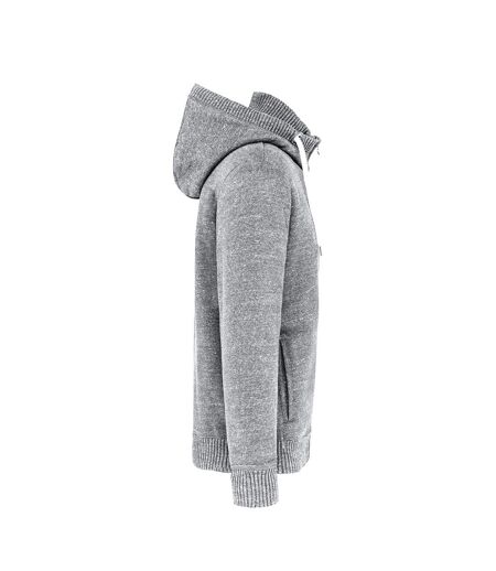 Kariban Mens Vintage Heather Sherpa Lined Fleece Jacket (Slub Grey) - UTRW9457