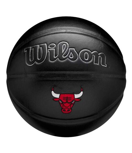 Ballon De Basket Motif/style Chicago Bulls Nba Team Premiere Taille 7 Noir Wilson
