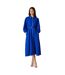 Robe mi-longue femme cobalt Principles