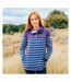 Sweat Motif/style Rayé Femme Bordeaux Lazy Jacks-3
