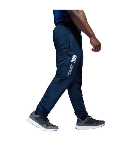 Canterbury Unisex Adult Cuffed Ankle Tracksuit Bottoms (Navy/White) - UTRD1439