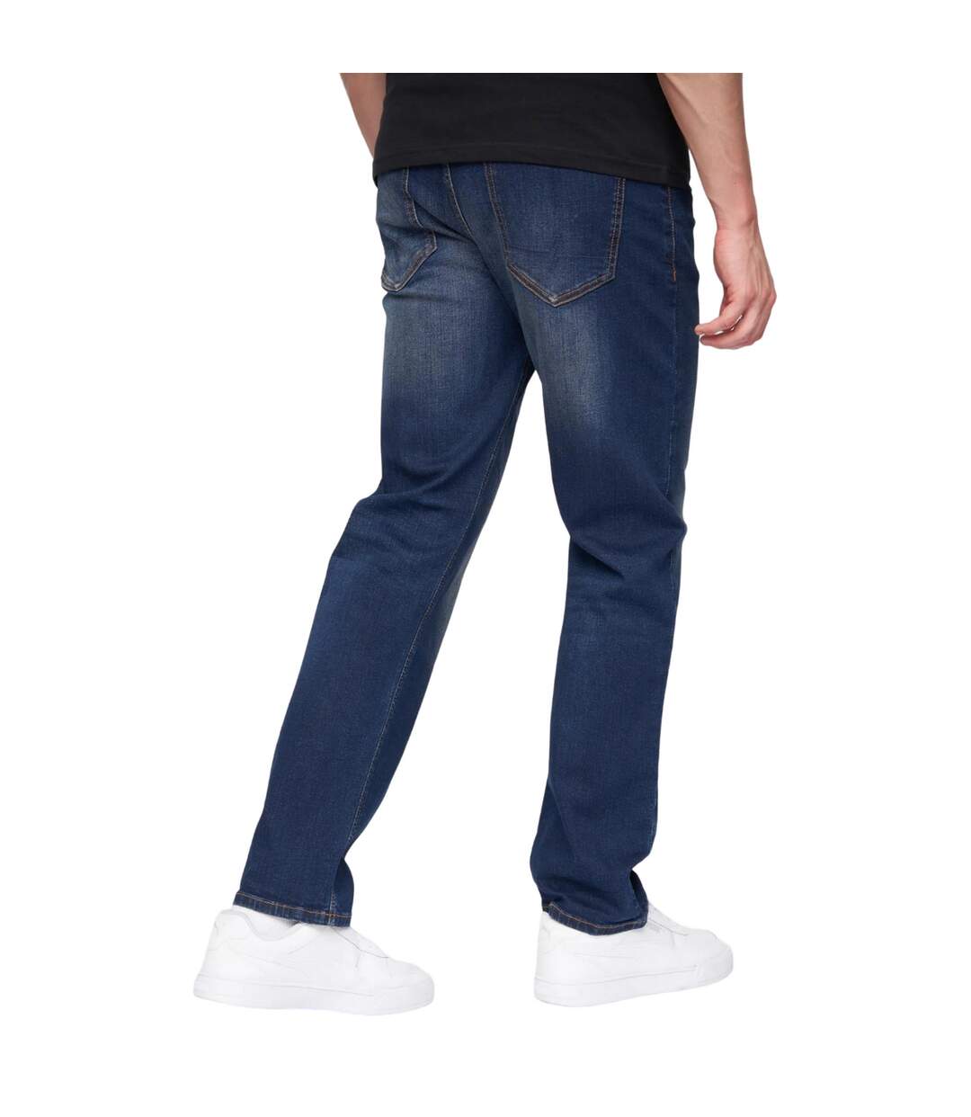 Jean Breeze Homme Bleu Foncé Délavé Henleys-2
