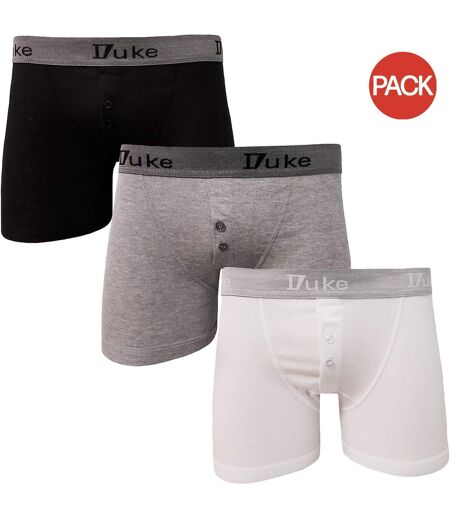 Boxers d555 london driver homme noir/gris/blanc Duke