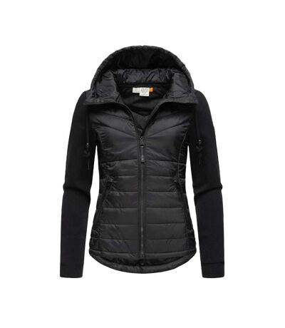 Blousons noir femme ragwear lucinda 60005-1010-blk - m