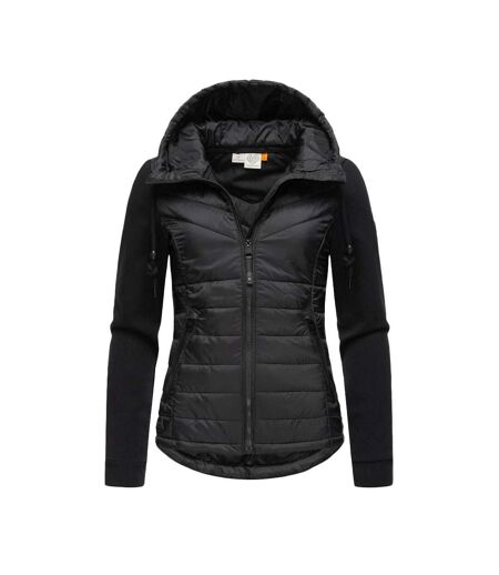 Blousons noir femme ragwear lucinda 60005-1010-blk - m
