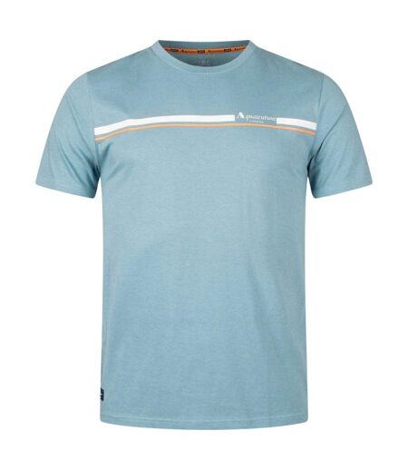 T-shirt Sport Motif/style À Rayures Homme Bleu Aquascutum