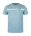 T-shirt Sport Motif/style À Rayures Homme Bleu Aquascutum-1