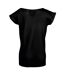 SOLS Womens/Ladies Marylin Long Length T-Shirt (Deep Black)