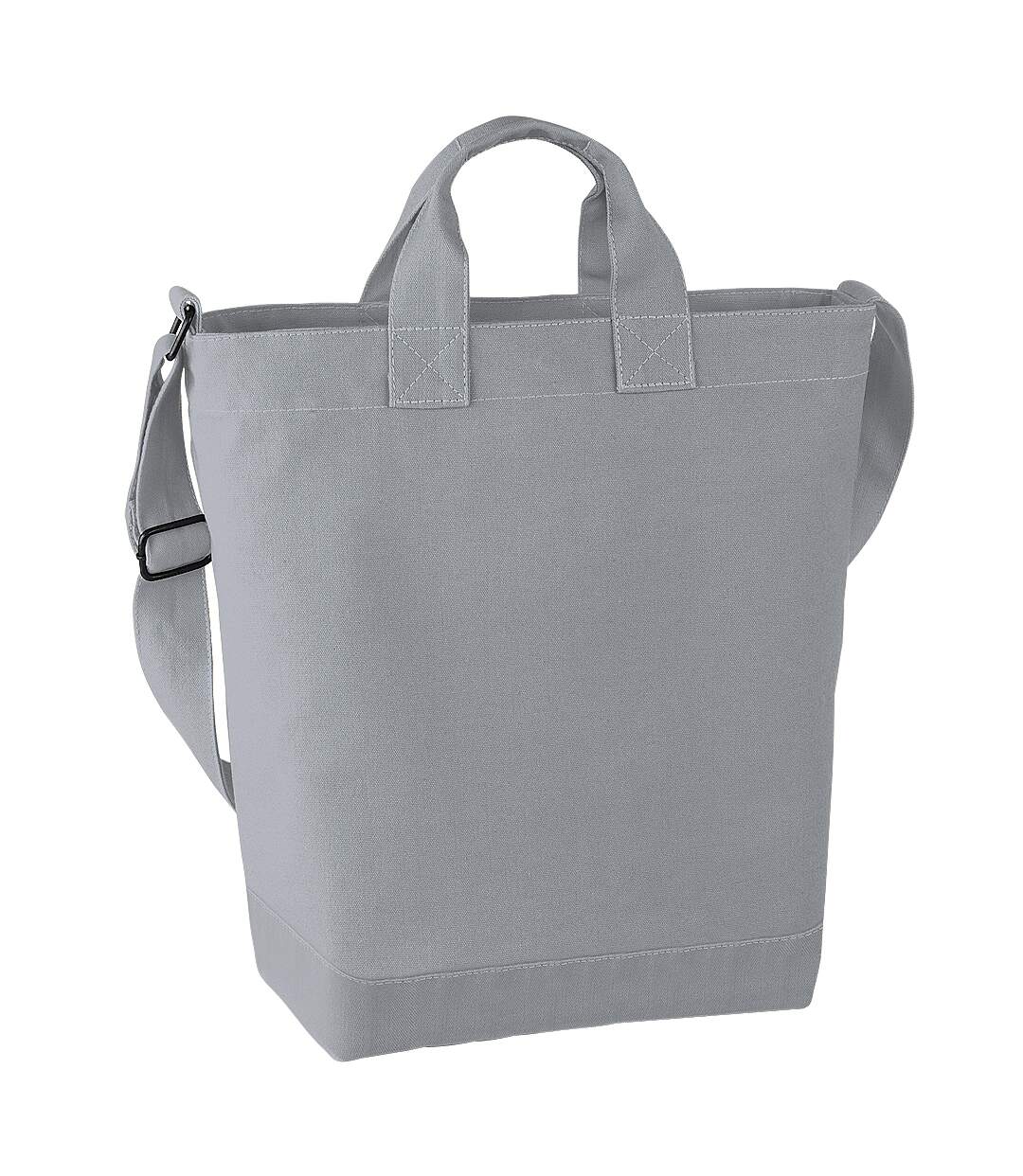 Bagbase Canvas Daybag / Hold & Strap Shopping Bag (3.9 Gallons) (Light Grey) (One Size) - UTBC2542-1