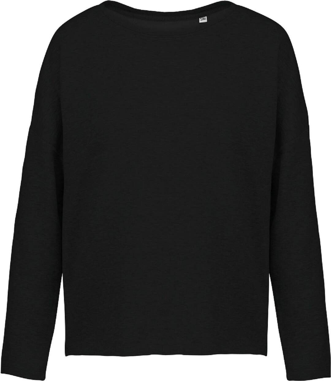 Sweat shirt femme Loose - K471 - noir