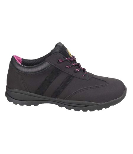 Amblers Safety Womens/Ladies FS706 Sophie Safety Leather Shoes (Black) - UTFS4934