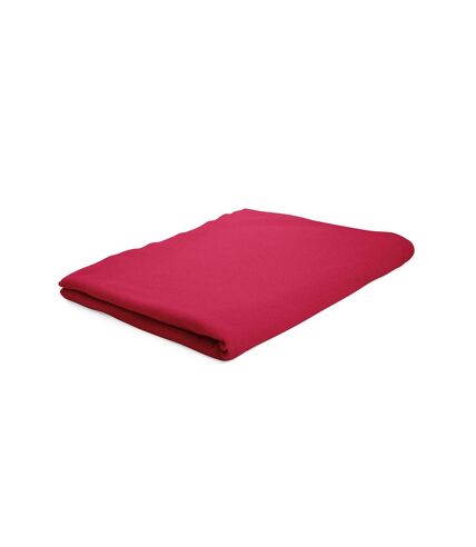Drap plat Pomme d'Amour - 100% coton 57 fils - 240 x 300 cm - Rouge