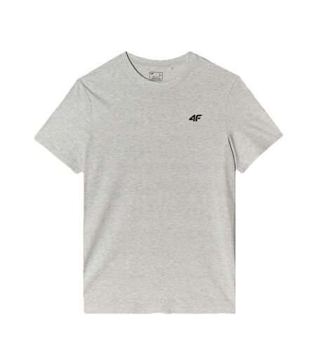 T-shirt Motif/style Uni Homme Gris 4F