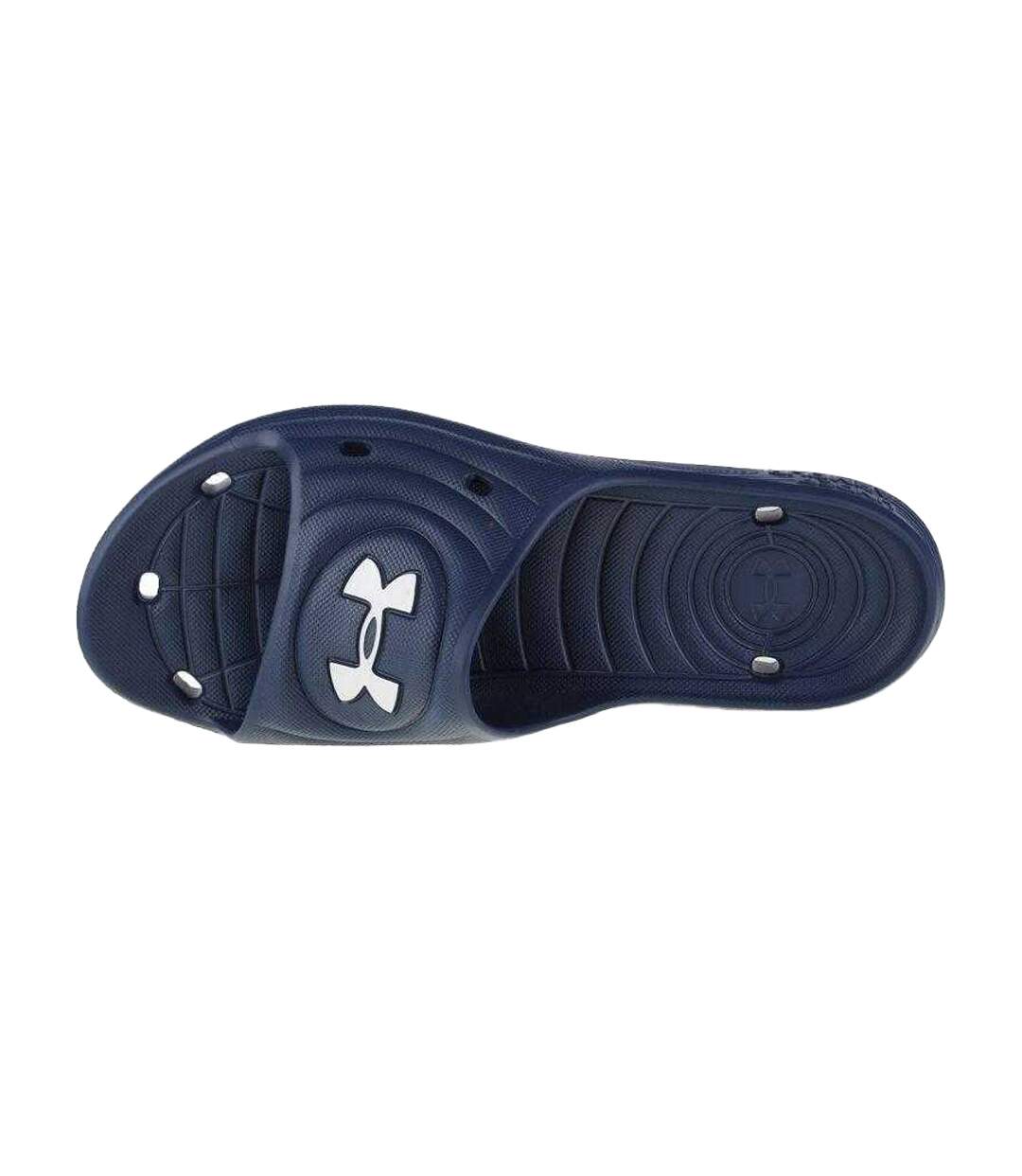 Claquettes Locker Homme Bleu Marine Under Armour-2