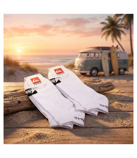 Quiksilver Pack de Chaussettes Homme SNEAKER– Lot 6 Paires Sport