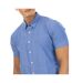 Chemise Manches Courtes Homme Bleu Indigo Peter Werth-4