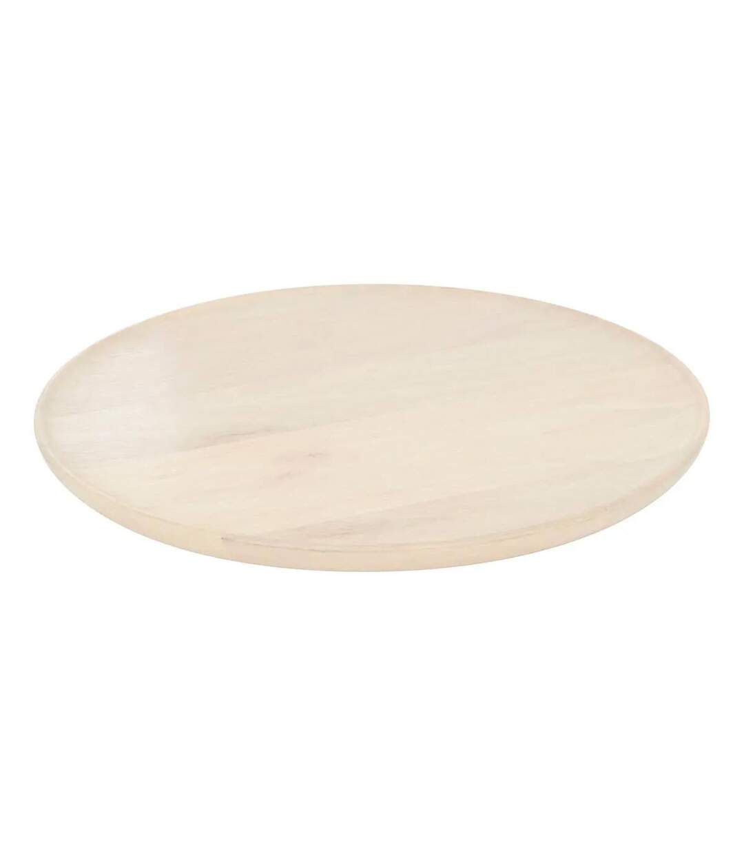 Assiette de Présentation en Bois Ward 30cm Beige-1