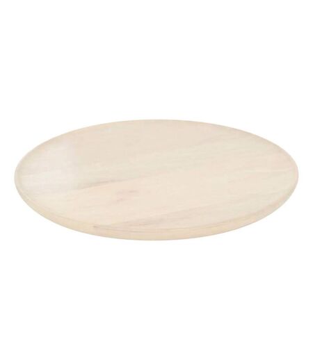 Assiette de Présentation en Bois Ward 30cm Beige