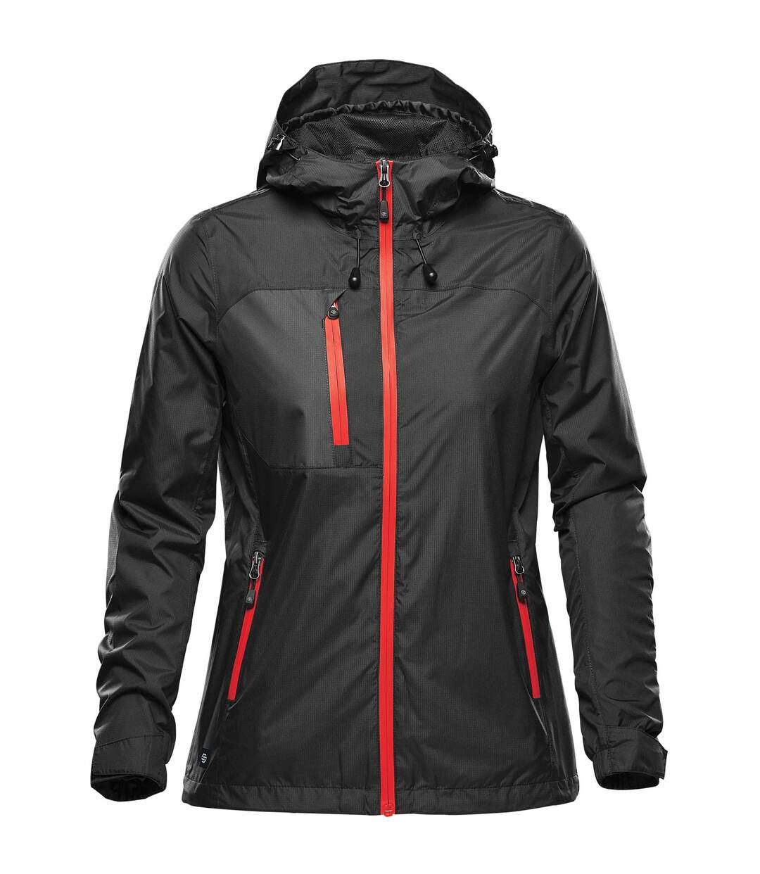 Veste softshell olympia femme noir / rouge vif Stormtech-1