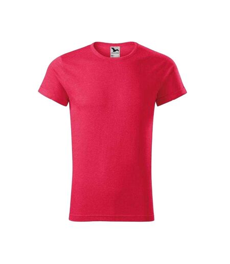 T-shirt Fusion Homme Rouge Malfini