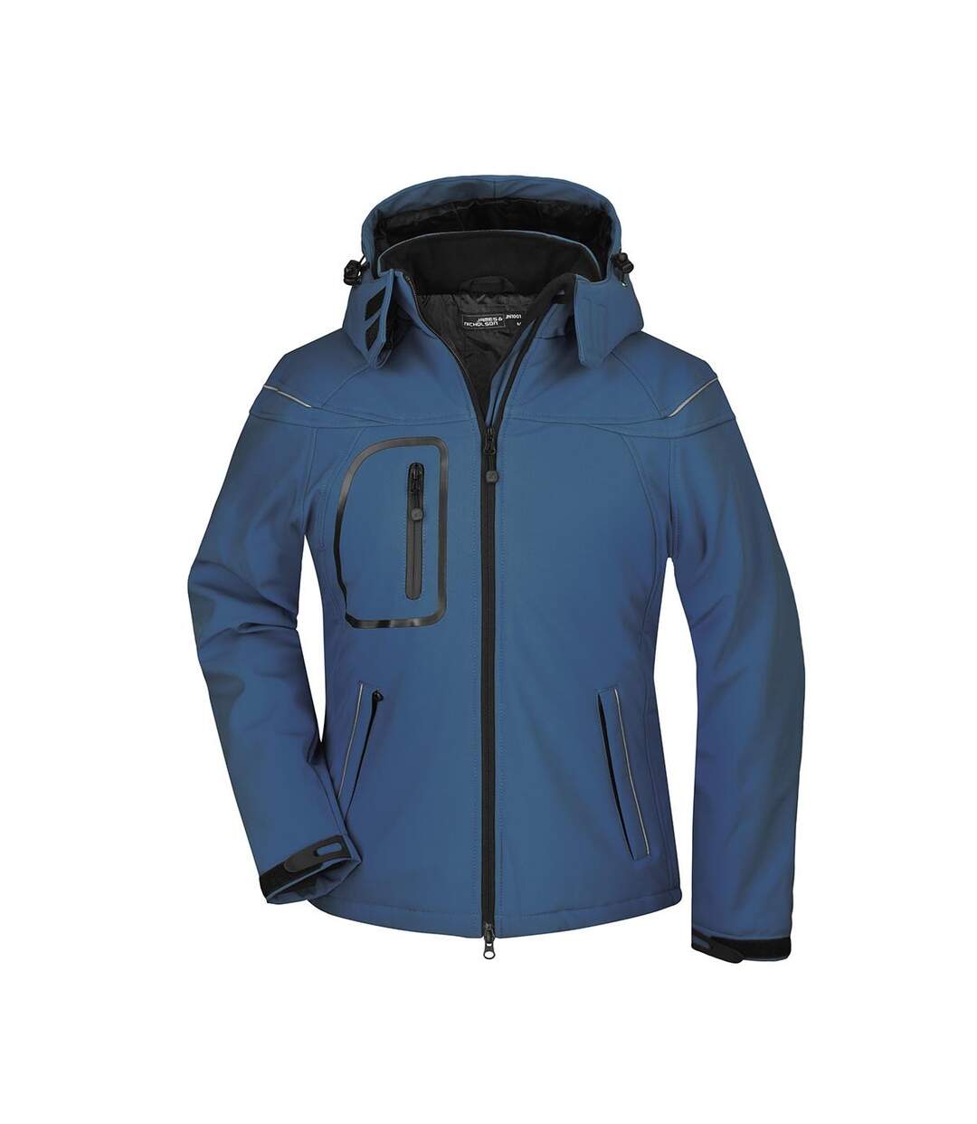 Veste Softshell Femme Bleu Marine James And Nicholson-1