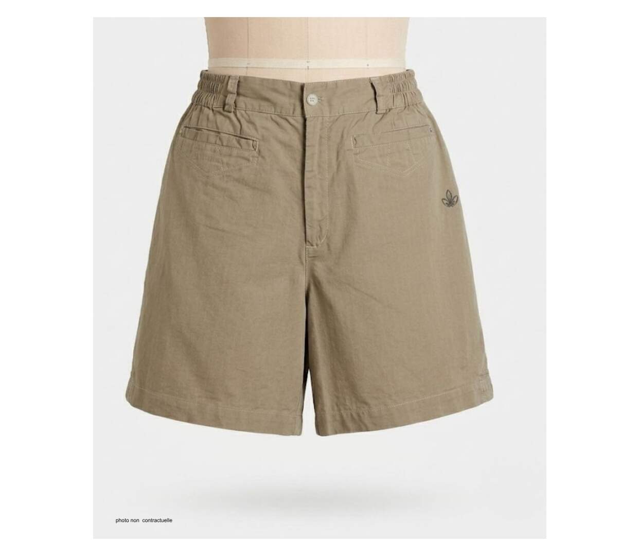 Short AXONE SE1173C camel stretch : le confort absolu pour l'été-3