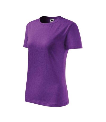 T-shirt Motif/style Classique Femme Violet Clair Malfini
