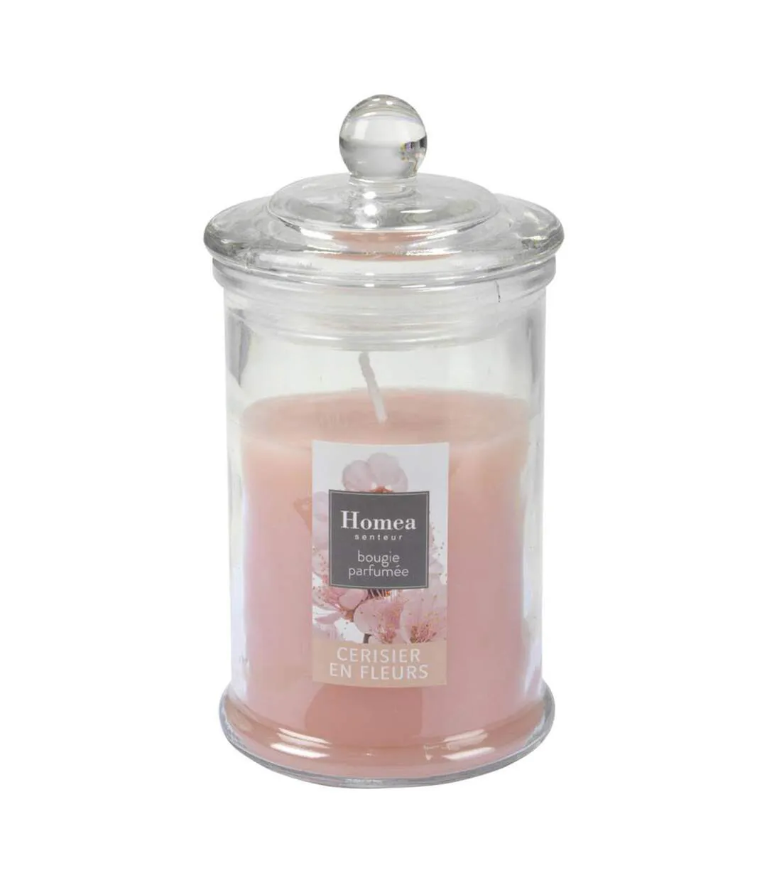 Bougie Parfumée Bocal Essentiel II 15cm Cerisier en Fleurs-1