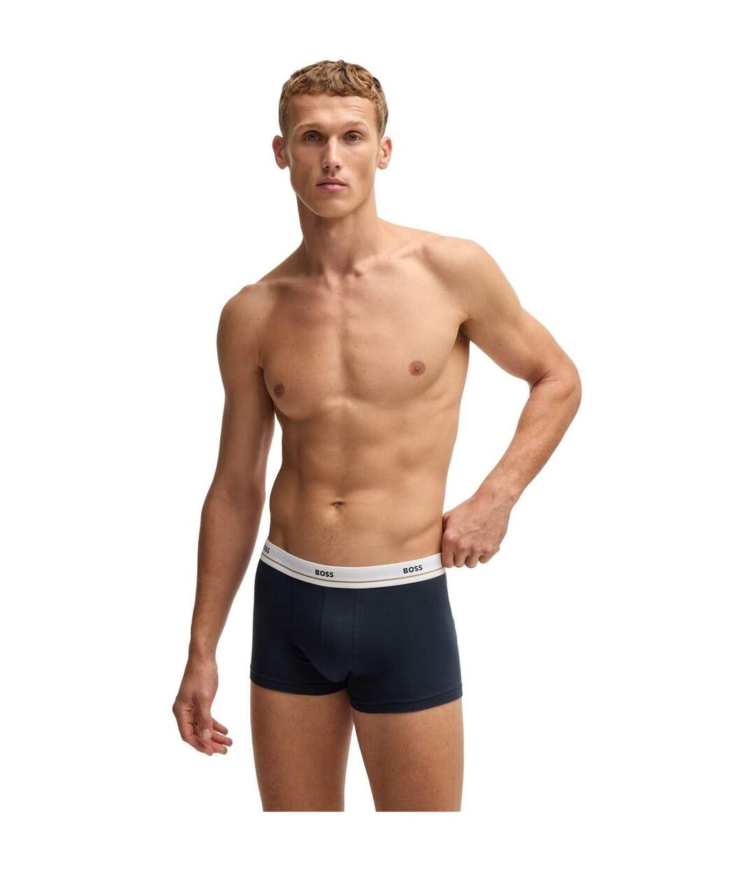 Slips Homme Bleu Boss-3