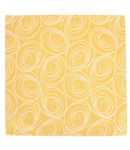 Lot de 3 serviettes table Jacquard SPIRALE
