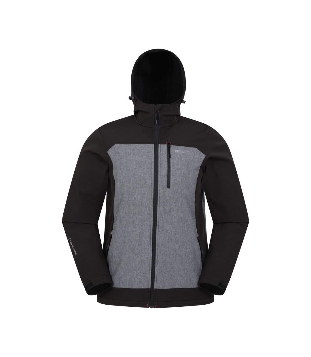 Mens Illuminate Ii Soft Shell Jacket Dark Grey Mountain Warehouse-1