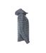 Womens/ladies Hudson Padded Jacket Grey Clique-4