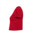 Bella + Canvas Womens/Ladies Micro-Rib Crop T-Shirt (Solid Red) - UTPC6984