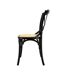 Chaise en bouleau et rotin Bistrot chic