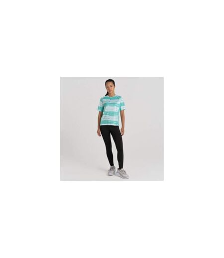 T-shirt Motif/style Imprimé Dynamic Pro Femme Turquoise Craghoppers