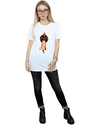 Disney - T-shirt ALPHABET J IS FOR JAFAR - Femme (Blanc) - UTBI16844