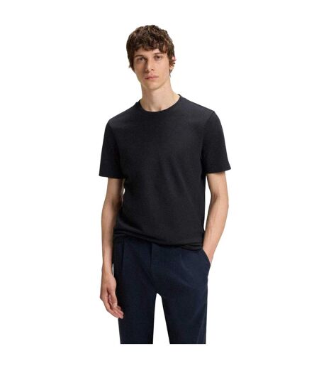 T-shirt Tiburt Homme Bleu Foncé Hugo Boss