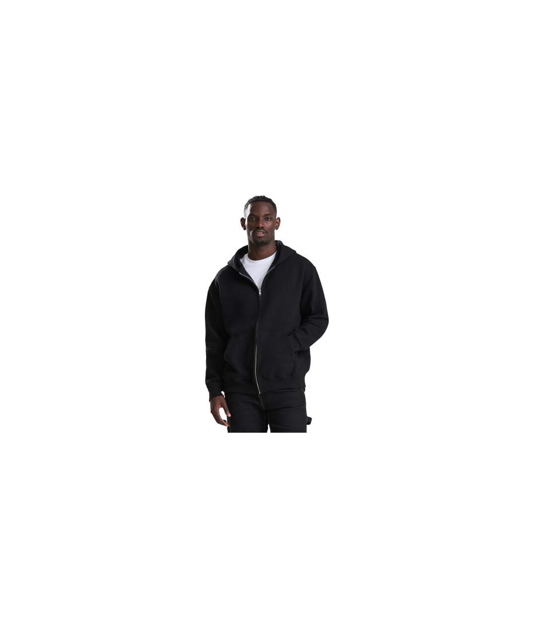 Sweat À Capuche Vision Homme Noir Sombre Awdis-1