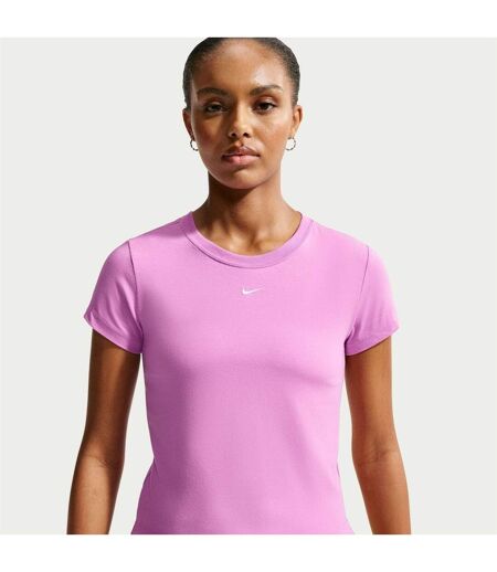 T-shirt Motif/style Swoosh Chill Femme Magenta Nike