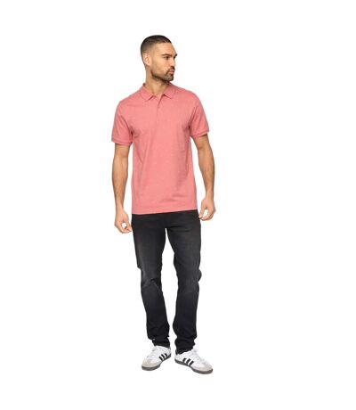 Mens Domray Polo Shirt Pink Bewley & Ritch
